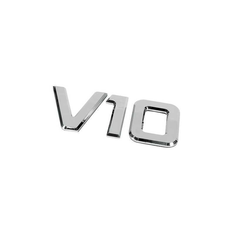 Emblemi motore 3D cromati - 92x210 mm - V10