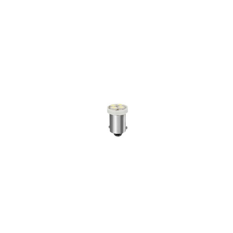 24 28V Hyper-Led 4 - 4 SMD x 1 chips - (T4W) - BA9s - 2 pz - D Blister - Bianco - Doppia polarità