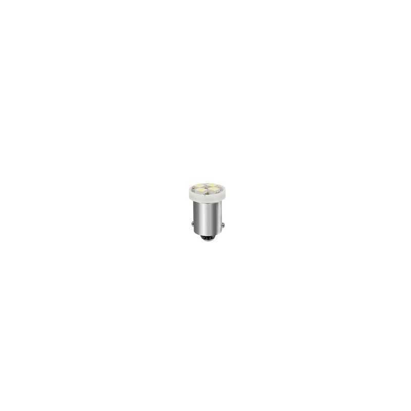 24 28V Hyper-Led 4 - 4 SMD x 1 chips - (T4W) - BA9s - 20 pz - Busta - Bianco - Doppia polarità