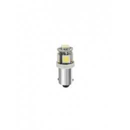 24 28V Hyper-Led 15 - 5 SMD x 3 chips - (T4W) - BA9s - 2 pz - D Blister - Bianco - Doppia polarità