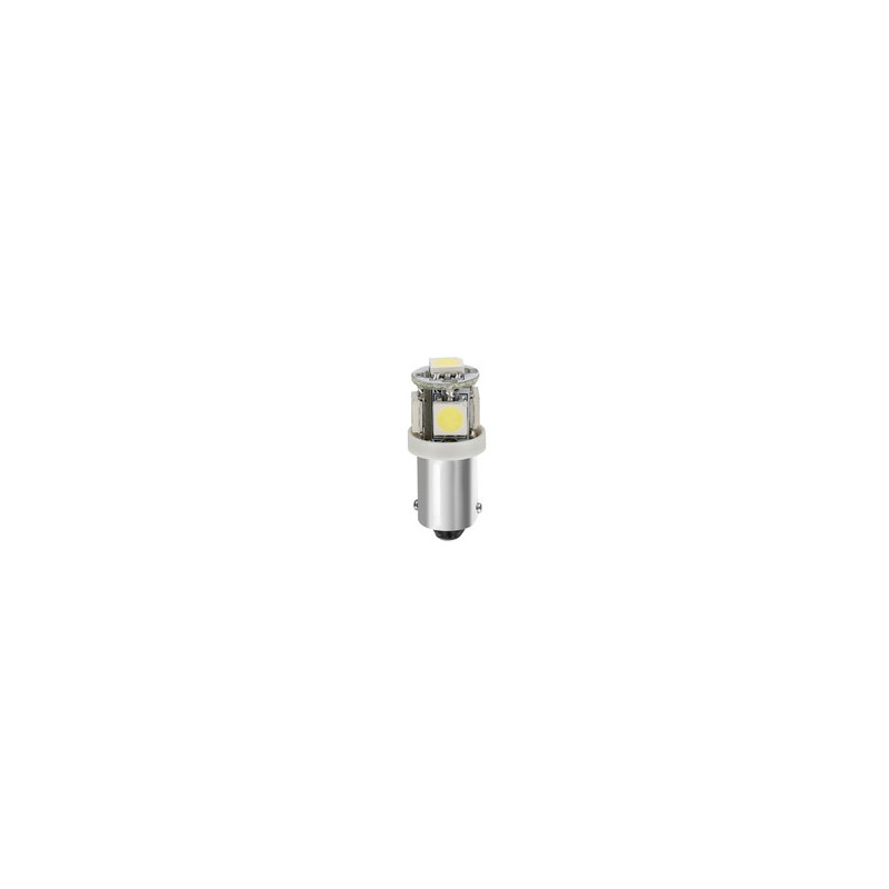 24 28V Hyper-Led 15 - 5 SMD x 3 chips - (T4W) - BA9s - 2 pz - D Blister - Bianco - Doppia polarità