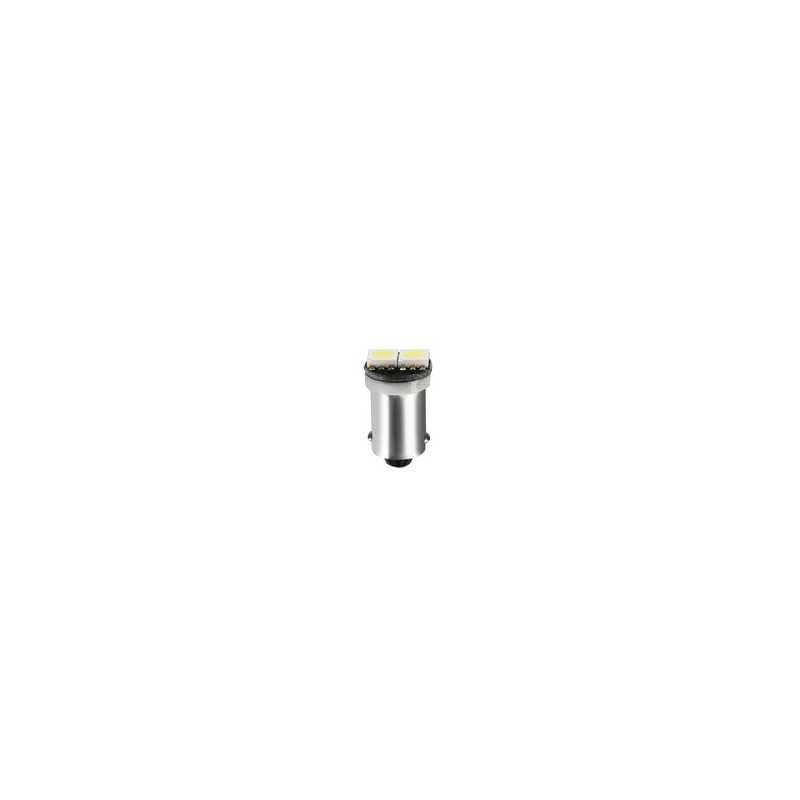 24 28V Hyper-Led 6 - 2 SMD x 3 chips - (T4W) - BA9s - 20 pz - Sacchetto - Bianco - Doppia polarità