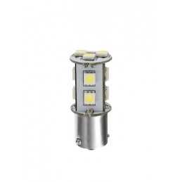 24 28V Hyper-Led 33 - 11 SMD x 3 chips - (P21W) - BA15s - 1 pz - D Blister - Bianco - Doppia polarità