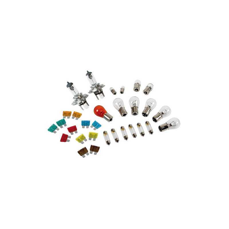 Kit lampade di ricambio 30 pz alogena 2xH4 - 24V