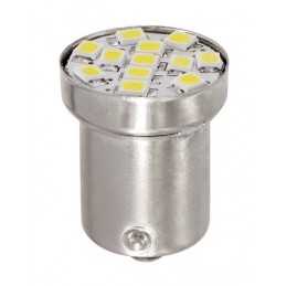 24 28V Hyper-Led 12 - 12 Smd x 1 chip - (R5W) - BA15s - 1 pz - D Blister - Bianco - Doppia polarità