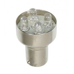 24V Lampada Multi-Led 5 Led - (R10W) - BA15s - 1 pz  - D Blister - Bianco