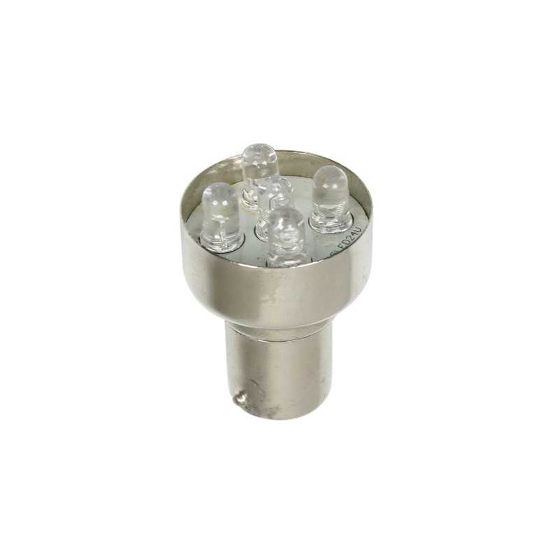 24V Lampada Multi-Led 5 Led - (R10W) - BA15s - 1 pz - D Blister - Bianco