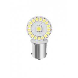 24 28V Hyper-Led 102 - 34 SMD x 3 chips - (P21W) - BA15s - 2 pz - D Blister - Bianco