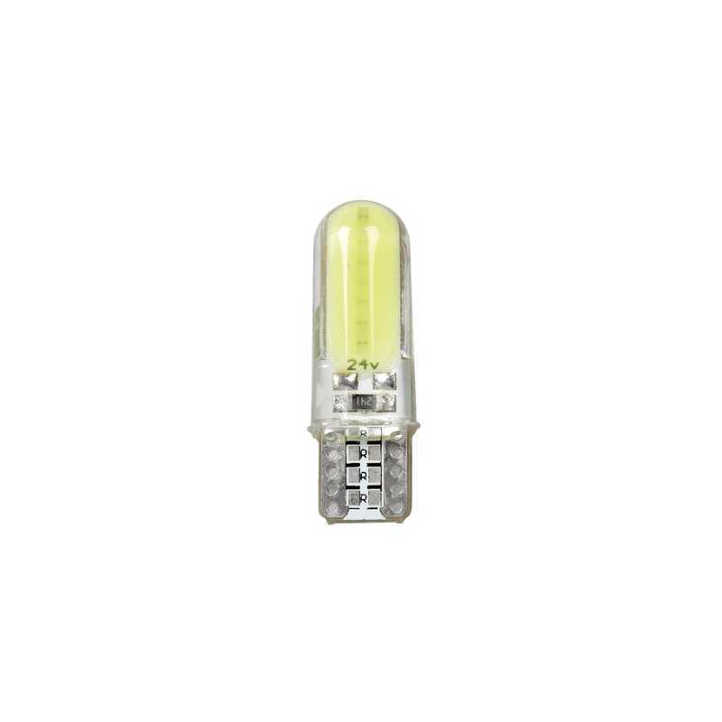 24-30V Mega-Led 24 - 2 SMD x 12 chip - (T10) - W2 1x9 5d - 2 pz - Scatola - Bianco
