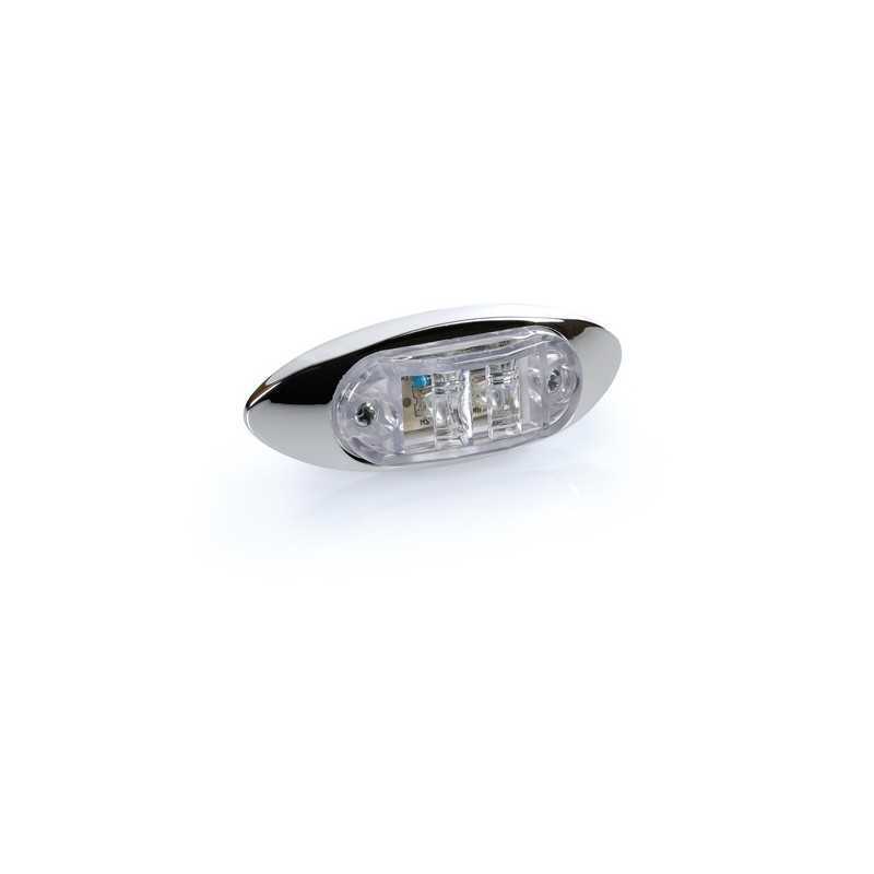 Luce ingombro a 2 Led 24V - Bianco