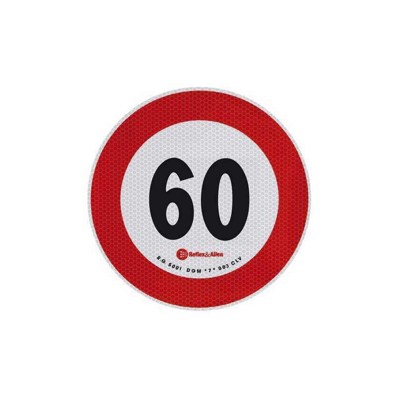 Contrassegno limite velocità - 60 Km h