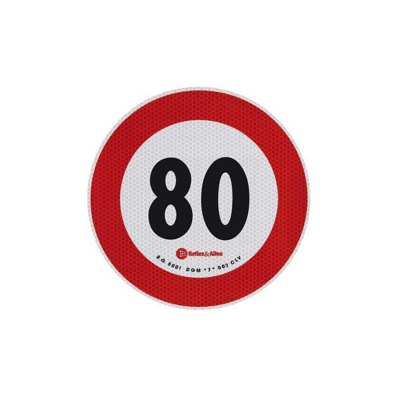 Contrassegno limite velocità - 80 Km h