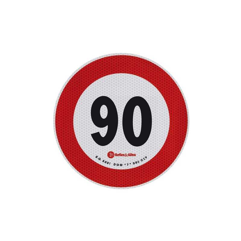 Contrassegno limite velocità - 90 Km h