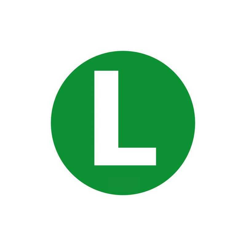 Contrassegno adesivo - L - Veicolo ecosilenzioso