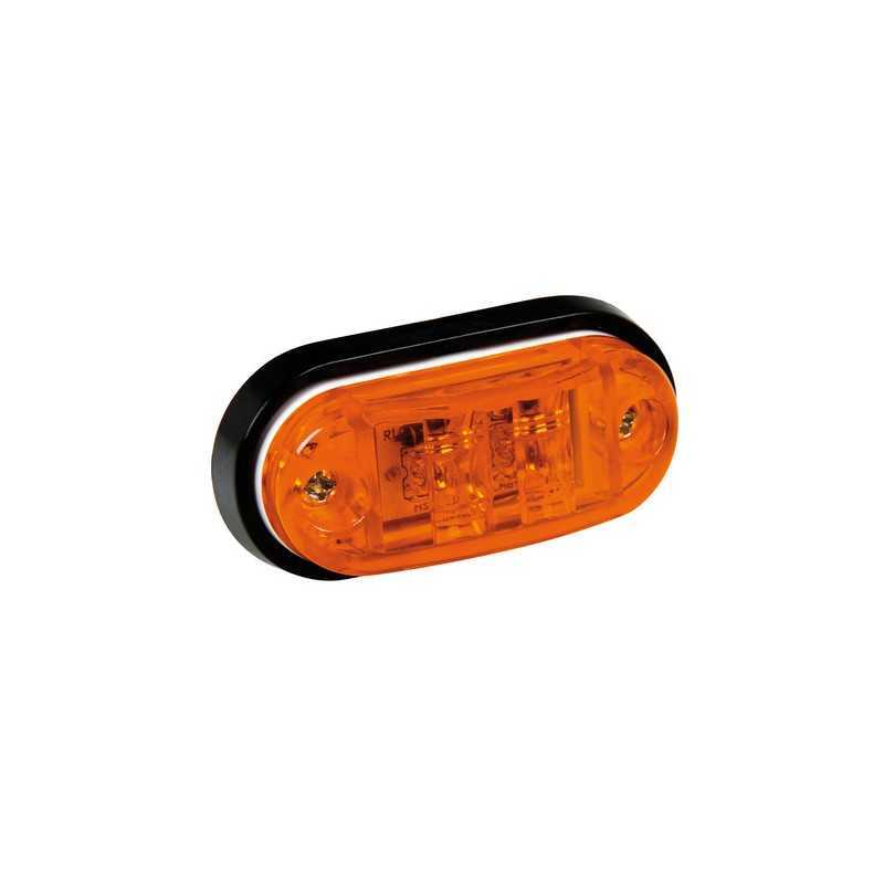 Luce ingombro a 2 Led 24V - Arancio