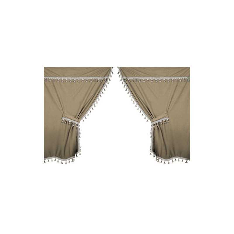 Premiere set tende in microfibra per camion - Beige