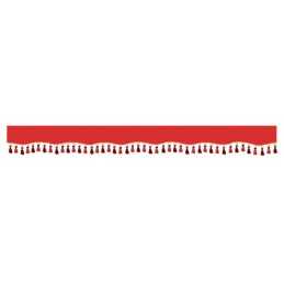 Oscura fascia parasole per camion - Rosso