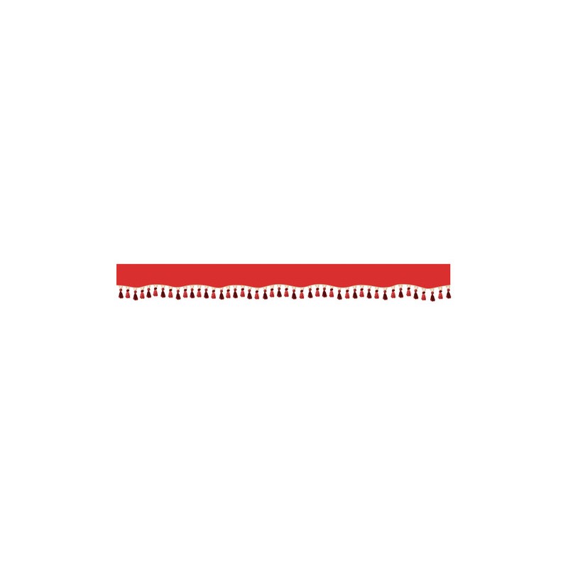 Oscura fascia parasole per camion - Rosso