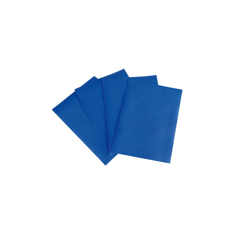 Set 4 pezze adesive per teloni camion - Blu