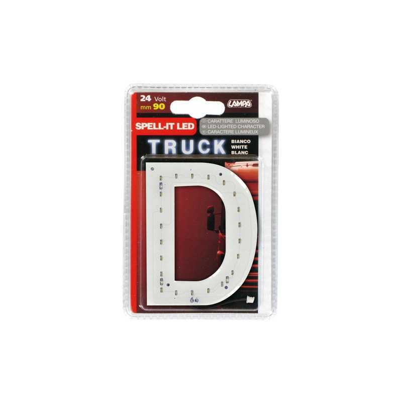 Spell-It Led 90 mm 24V - Bianco - D