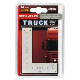Spell-It Led 90 mm 24V - Bianco - L