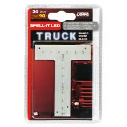 Spell-It Led 90 mm 24V - Bianco - T