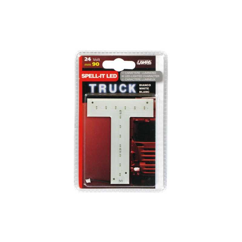 Spell-It Led 90 mm 24V - Bianco - T