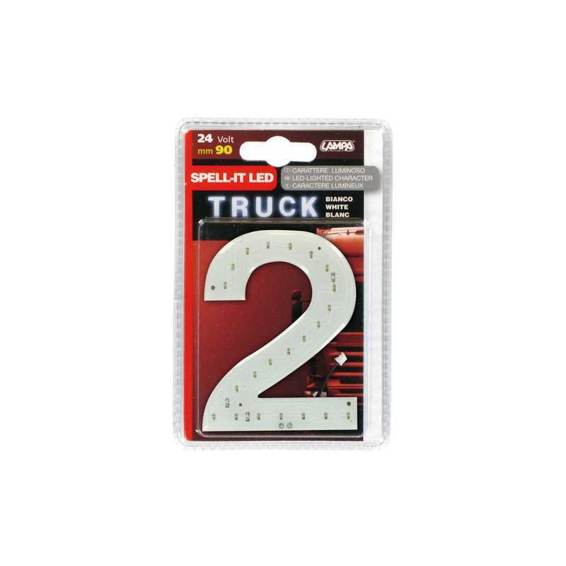 Spell-It Led 90 mm 24V - Bianco - 2