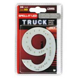 Spell-It Led 90 mm 24V - Bianco - 9