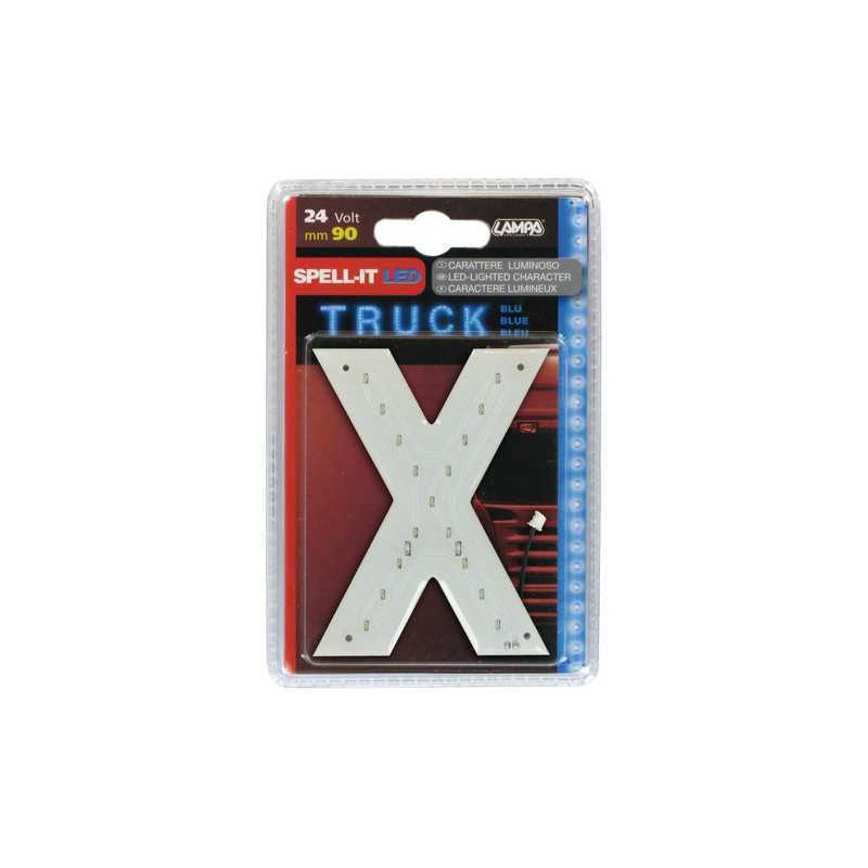 Spell-It Led 90 mm 24V - Blu - X