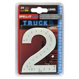 Spell-It Led 90 mm 24V - Blu - 2