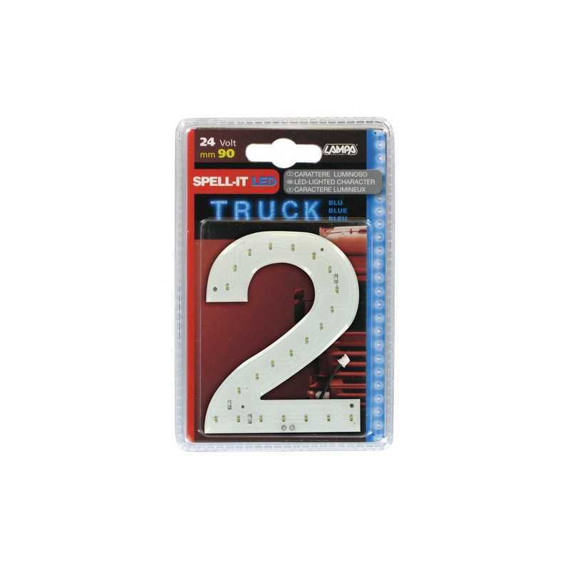 Spell-It Led 90 mm 24V - Blu - 2