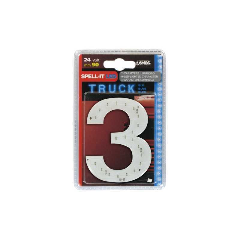 Spell-It Led 90 mm 24V - Blu - 3