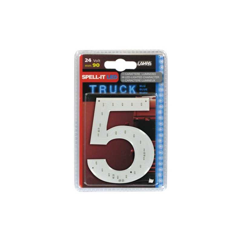 Spell-It Led 90 mm 24V - Blu - 5