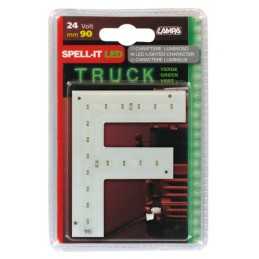 Spell-It Led 90 mm 24V - Verde - F