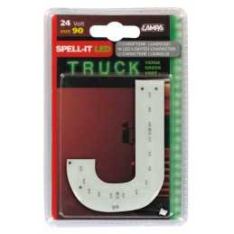 Spell-It Led 90 mm 24V - Verde - J