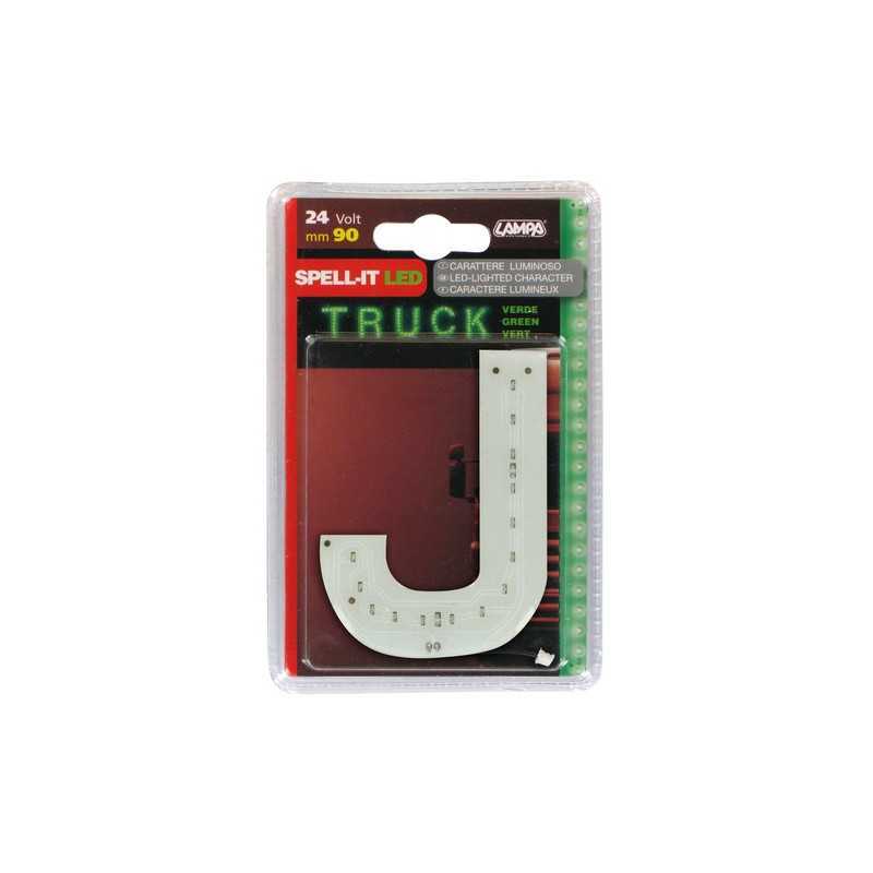 Spell-It Led 90 mm 24V - Verde - J