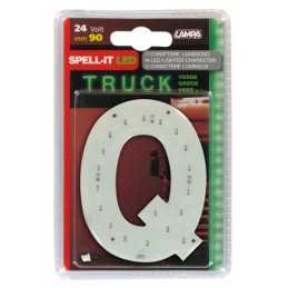 Spell-It Led 90 mm 24V - Verde - Q