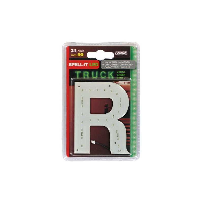 Spell-It Led 90 mm 24V - Verde - R