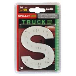 Spell-It Led 90 mm 24V - Verde - S