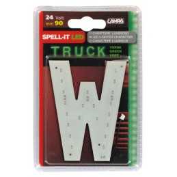 Spell-It Led 90 mm 24V - Verde - W