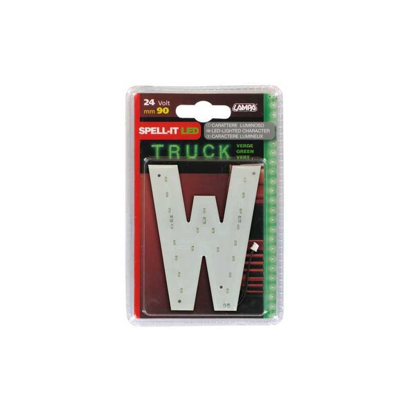 Spell-It Led 90 mm 24V - Verde - W