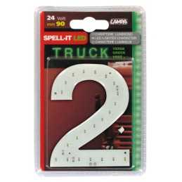 Spell-It Led 90 mm 24V - Verde - 2