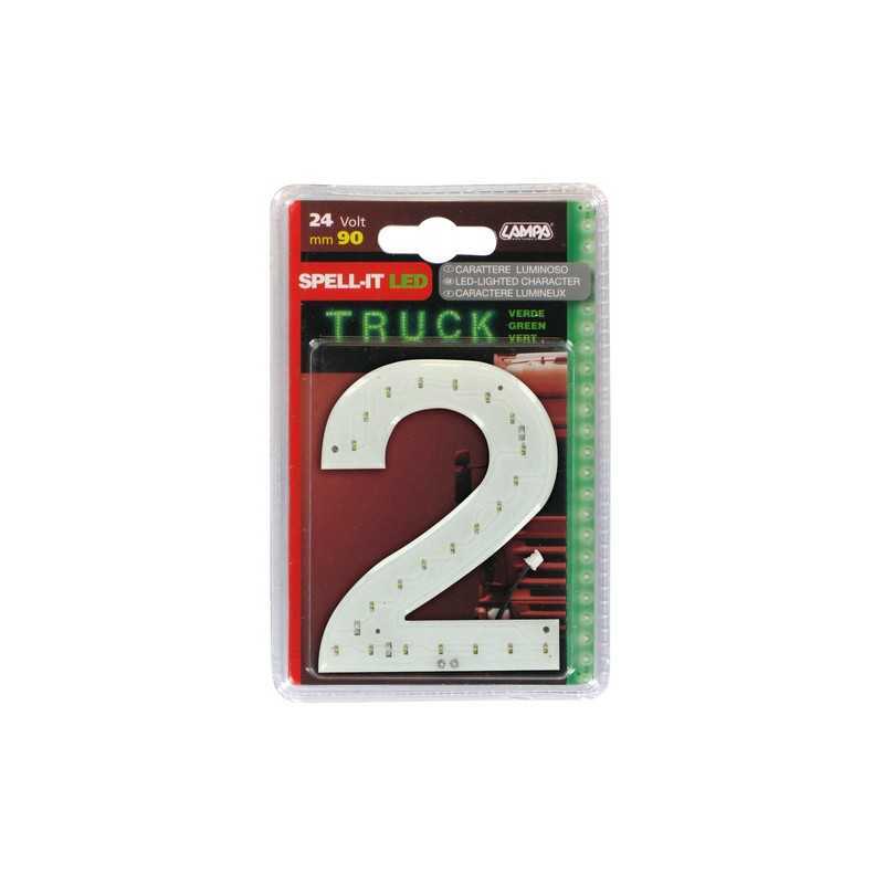 Spell-It Led 90 mm 24V - Verde - 2