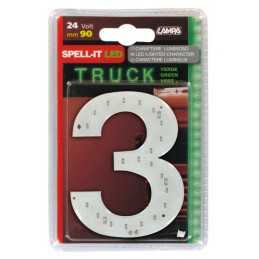 Spell-It Led 90 mm 24V - Verde - 3