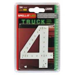 Spell-It Led 90 mm 24V - Verde - 4