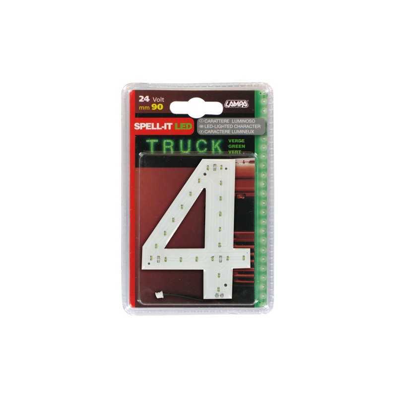 Spell-It Led 90 mm 24V - Verde - 4