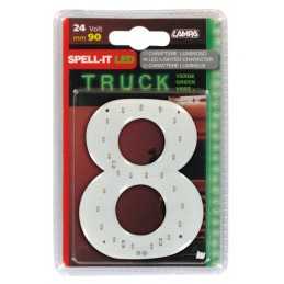 Spell-It Led 90 mm 24V - Verde - 8