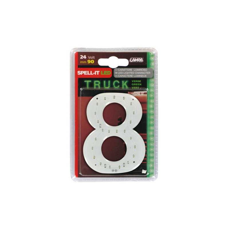 Spell-It Led 90 mm 24V - Verde - 8
