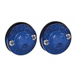 Coppia luci ingombro a 1 Led 24V - Blu